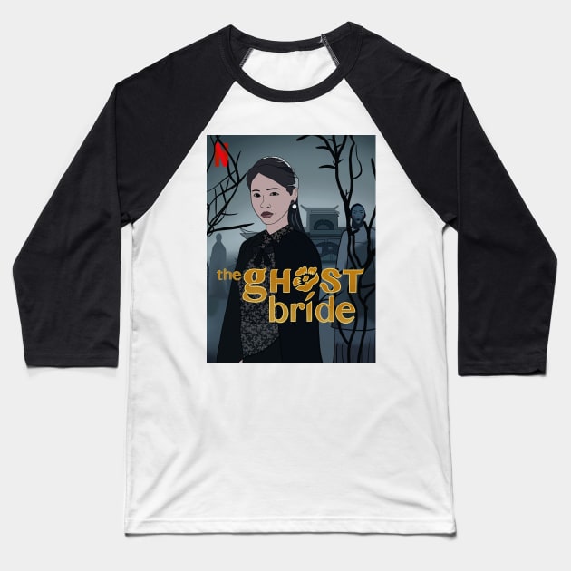 The ghost bride-Drama pop art poster Baseball T-Shirt by SturgesC